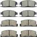 8pcs Front Rear Ceramic Brake Pads Fit For 1992-1999 Toyota Camry, D562 D325