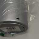 iDesign Freestanding Bathroom Toilet Paper Storage Holder with Lid for 3 Extra Rolls, Silver (Pack of 1)