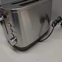 GE 2 Slice Stainless Steel Toaster, Extra Wide Slots for Toasting Bagels, Breads, Waffles & More, 7 Adjustable Shade Settings, Removable Crumb Tray, Countertop Kitchen Essentials, 850 Watts