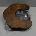 Lazy Susan Organizer Spice Rack - Spice Organization for Cabinet Height Adjustable Rotating Lazy Turntable, Pantry Kitchen Wood Revolving Seasoning Organizer (12 Inch)