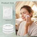Individually Wrapped Cotton Rounds for Face Cotton Makeup Remover Pads Disposable Bulk 2.4'' Multi-Layer Dry for Most Skin Types Personal Care Kit Hotel Amenities (200)