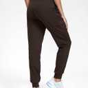 G Gradual Joggers for Women 4 Pockets High Waisted Athletic Jogger Pants Soft Sweatpants for Workout Running Travel (Brown)
