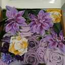 Ling's Moment Artificial Flowers Box Set for DIY Wedding Bouquets Centerpieces Arrangements Party Baby Shower Home Decorations (Dreamy Purple) (Grand, Prpl-lilac & Purple)