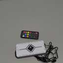 ShakingTank ARGB and PWM Hun, 9 Ports for A-RGB &PWM Case Fan Hub with Controller and SATA Power Input, Magnetic backplane Splitter 5V/3PIN Case Fan Hub Adapter PWM ARGB Fan White