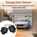 Garage Door Sensor for Linear Garage Door Sensor Replacement Compatible with Linear Garage Door Opener HAE00002 LSO50 LDO33 LDO50 Garage Door Sensors Sending & Receiving,1 Pack