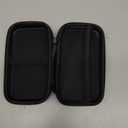 GLCON Portable Protection Hard EVA Travel Carrying Case with Mesh Pocket, Shockproof Exterior - Universal Small Electronic Tech Zipper Bag Pouch Organizer for Cell Phone, Charger, Cord, Cable - Silver