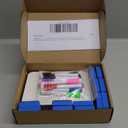 12 Sets Small Whiteboard Dry Erase Boards 5" x7'' Mini Double Sided Dry Erase Lap Boards with Markers Erasers Pen Holders Personal Whiteboards for Students Classroom Teacher