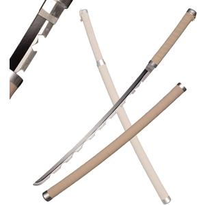 Sword Valley Demon Series Anime Sword - Slayers Katana｜40.9" Length｜Anime Original Texture Carbon Steel Blade Carving Symbol｜Non-Slip Grip｜for Cosplay & Display, Hashibira Inosuke