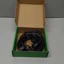 25FT Outdoor Extension Extension Cord for Halloween Christmas Inflatables with Multiple Outlets Black Electrical Cord with Multiple Plugs Outdoor Christmas Blow Up Decorations Light Extension Cords