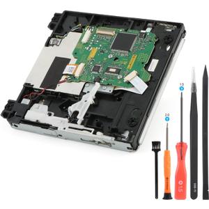 DVD Drive for Nintendo Wii DVD Drive Replacement Disc Drive for Nintendo Wii D4/D3-2/DMS/D2B/D2C/D2A/D2E Series Acccessories Part with Repair Tools