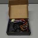 BANVIE Car RFID Push to Start Ignition Kit, Keyless Go Engine Start Stop Button System with Leather Key, Anti-Thief Double Layer Start Protection for Most DC12V Cars