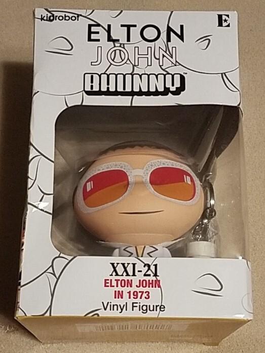NEW Elton John in 1973 XXI-21 Vinyl Figure Kidrobot w/Bhunny Paw NIB