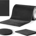 CHUNZEXI Non Slip Furniture Pads, Self Adhesive Rubber Pads with Anti Skid Stickers, Cuttable Rubber Sheet for Furniture and Appliances (4  40) (4x40 inch 1 Rectangular)