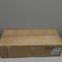 WUZUPS 4-Light Metal Pot Hanging Rack Chandelier Linear Pendant Ceiling Lighting Rustic Farmhouse Fixture Kitchen Island Dining Room, H 9.8" x L 34.6" x W11.8, E26 Base, Black