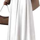 BTFBM High Waisted Skirts for Women Fall Clothes 2025 Elegant Satin Flowy A-Line Cocktail Formal Night Out Maxi Skirt S