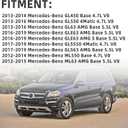Air Cleaner Intake Hose Left and Right Compatible with Mercedes Benz GL450 GL550 ML550 GLS550 GLE63 GL63 GLS63 ML63 AMG 2012-2019 Replace 2780902482 2780902582