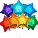 18 Inch Star Foil Balloons, 21pcs Balloons for Party Decoration
