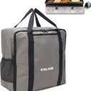 KISLANE Griddle Carrying Bag Fits for Blackstone 17 Tabletop Griddle, Griddle Accessories Storage for Outdoor BBQ, Gatherings, Camping (Grey)