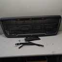 Front Racing Grill ABS Matte Black Trim Replacement Grill Style with Lights and Letters Fit for Ford F150 2004~2008