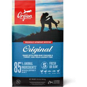 ORIJEN Grain Free High Protein Dry Dog Food Original Recipe 23.5lb Bag