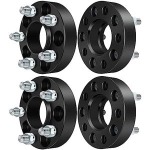SCITOO 2 pcs 5LUG 1.25 inch Wheel Spacers 5x4.5 with 1/2" Studs 70.5CB Compatible with for B3000 1994-2008 for Ranger 1983-2012 for Mus-Tang 1964-2014 Wheel spacers
