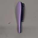 Crave Naturals Glide Thru Hair Brush - Detangler Brush for Curly, Straight, Wet or Dry Hair - Gentle Detangling Brushes for Adults, Kids, Toddlers - Hair Accessories for Women, 7.5x3" - Purple (1 Pack (Regular))