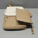 LOVEVOOK Diaper Bag Backpack, Baby Travel Bags for Boys & Girl, Toddler Waterproof Diaper Bag w/Changing Pad (Beige khaki, 15.6''-Small)