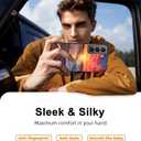 Compatible with Samsung Galaxy S25 Plus Case, Aesthetic Sunset Beach Blue Waves Design Soft TPU Slim Protective Case Gift for Women, Girls, Boys, and Men