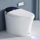 Casta Diva Smart Toilet with Tank, Foam Dispenser, Soft-Close Lid, Foot Kick & Off-seat Auto Flush, Heated Seat, Warm Water & Dryer, Blackout Flush, 1.06 GPF Digital Display with Remote(CD-Y010L)