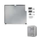 Creality K1 Front Door Glass Kit - Original 50% Transparent Black Replacement for Creality K1 3D Printer Accessories (302x372x3mm)