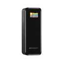 Emerson PB2712B Power Bank, Small and Travel Ready, 27,000mAh with PD 140W, USB-C and USB-A Ports with Intelligent Digital LCD Display, Black