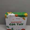 Pawaboo Interactive Cat Toy with Running Mouse, Electronic Motion Cat Toy Automatic Teaser for Indoor Cats, Pop and Play Hide Seek Cat Toys Hunting Mouse for Pet Cat Kitten Play Fun Exercise, Green