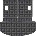Cargo Mat & Backrest Mats for 2016-2023 Mazda CX-9 Accessories, All Weather Waterproof Rear Cargo Liner Rear Trunk Liner Back Seat Cover Protector