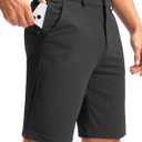 Soothfeel Men's Golf Shorts with 5 Pockets Stretch Lightweight Quick Dry 9 Inch Flat Front Casual Work Dress Shorts for Men (M)