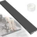 LIEKUMM 1" Rise Odorless Threshold Ramp for Doorways, Wheelchair Ramp with 3500 lbs Capacity, Portable Door Ramp for Electric Wheelchairs, Strollers, Garage, Robot Vacuums, Black
