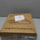 JASIWAY Dish Drying Rack in Sink, Expandable Stainless Steel Dish Drainer for Kitchen Sink, Dish Strainer Rack, Retractable Over Sink Dish Rack with Utensil Holder, 13.4''~16.9''D x 11.8''W, Silver