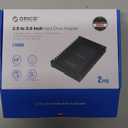 [2Packs] ORICO 2.5 SSD SATA to 3.5 Hard Drive Adapter Internal Drive Bay Converter Mounting Bracket Caddy Tray for 7 / 9.5 / 12.5mm 2.5 inch HDD / SSD with SATA III Interface(1125SS-2)