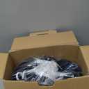 Massaging Heating Pad for Neck and Shoulders and Back, 24" x 35" Large Electric Heating Pad for Back Pain Relief with 8 Massage Combinations, 2 Heat Levels, 4 Massage Motors, 2H Auto Shut-Off (Blue)