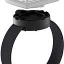 Guardian Angel Velcro Strap Mount Accessory  Magnetic with Screw-in Feature  Adjustable Velcro with Rubber Grip  for Bike Helmets, Poles, Backpacks, & More