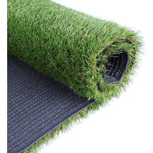 Petgrow Synthetic Artificial Grass Turf Lawn 4ft x 10ft, 1.38" Outdoor/Indoor Fake Grass Rug Astroturf for Dogs,Faux Grass Rug with Drainage Holes/Custom Size Provided (4 x 10ft)