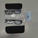 2 Pack Rectangle Blue Light Reading Glasses CG097