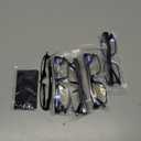 JOSCHOO Reading Glasses 5 Pack Blue Light Blocking Readers Spring Hinge Glasses for Reading for Men and Women, Magnification Strength: 2.0 x