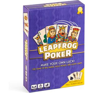 Leapfrog Poker - A New Spin On A Classic - 2-6 Players - Ages 8+