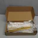 Peaha 10 Pack Adjustable Drawer Pulls Matte Gold Cabinet Handles 1in to 4in Hole Centers