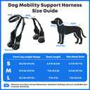 Winter Dog Boots with Leg Protection, Non-Slip Sole for Small & Medium Dogs - Waterproof Adjustable Straps, Paw Protector for Outdoor Walking & Hiking (S)