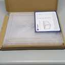 1 Pack Large Clear Shoe Box for Mens Size 13 Sneakers, Stackable Drop-Front with Magnetic Door, BPA-Free Plastic Display Organizer, 13.5 x 10.55 x 7.5  Transparent