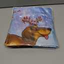 8 x Christmas Dog Garden Flag Merry Christmas Decoration 12 x 18 inches Christmas Winter Vacation Courtyard Lawn Porch Room Diversity Decoration (Blue)