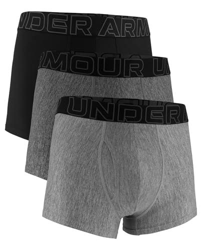Under Armour Men's Multi-Pack Performance Tech Trunk, Boxer Brief with 3" Inseam, Ultra-Soft, Size M