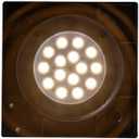 Grand patio Solar Lights Replacement Top Outdoor Solar Floor Lamp Replacement Part Waterproof 40 Lumen Warm White Super Bright SMD chip X15 Suit for Medium and Large Floor Lamps