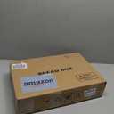 GHWIE Double Layer Bamboo Bread Box for Kitchen Counter,Large Capacity Bread Storage Bin,Bread Container with Acrylic Wavy Door Panel (White, Medium)